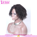 Factory Direct Sale Raw Unprocessed Virgin Indian Lace Front Wig Afro Kinky Human Hair Wig